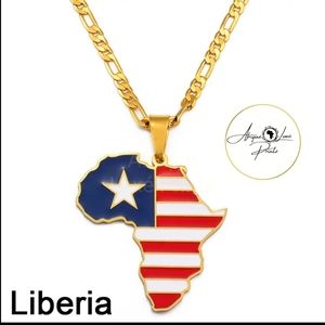 Unisex  African Nation maps Jewelry
